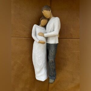 Pregnancy Figure Statue, Willow Tree Sculpted Hand-Painted, Gift, Announcement